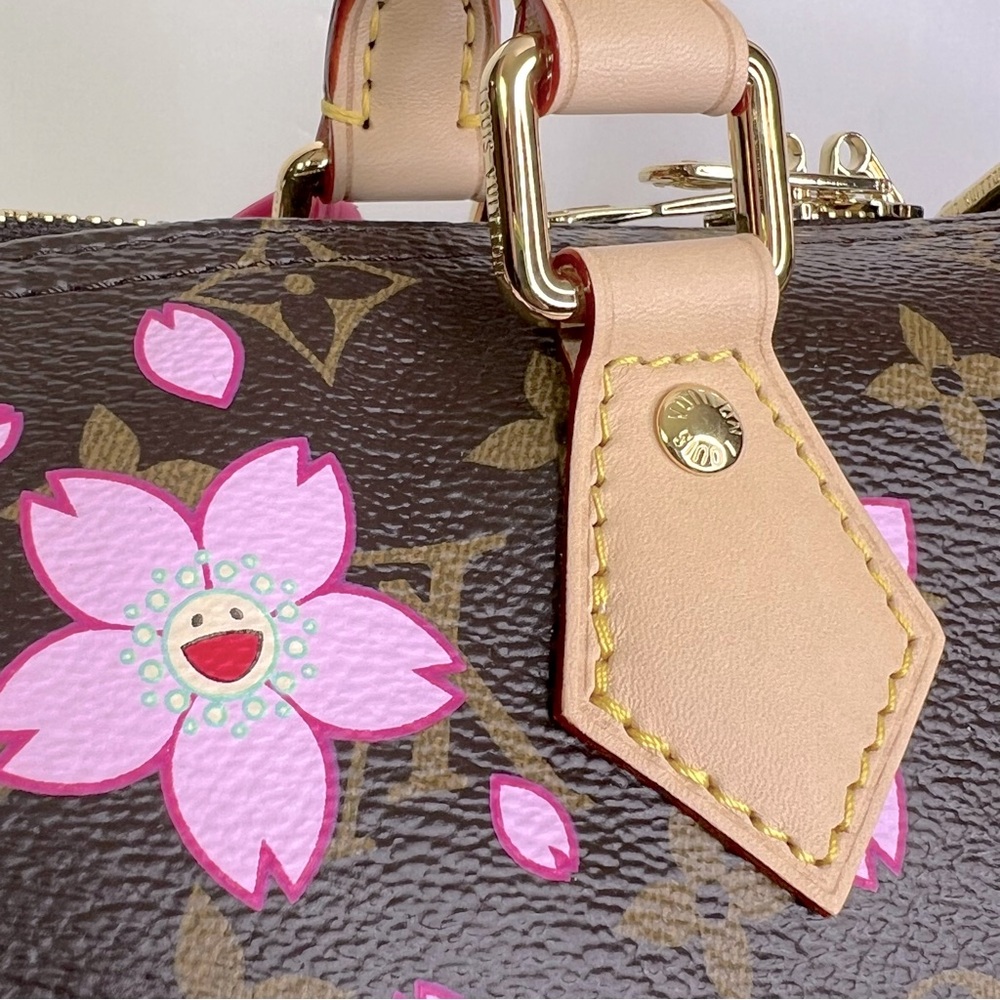 Louis Vuitton Takashi Murakami LV X TM Cherry Blossom Speedy Bandouliere 25 - Picture 10 of 13